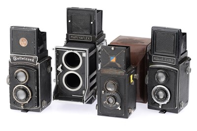 Lot 179 - Four Medium Format TLR Cameras