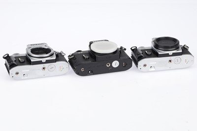 Lot 12 - Three Nikon FG 35mm SLR Cameras