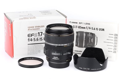 Lot 113 - A Canon EF-S 17-85mm f/4-5.6 IS USM Camera Lens