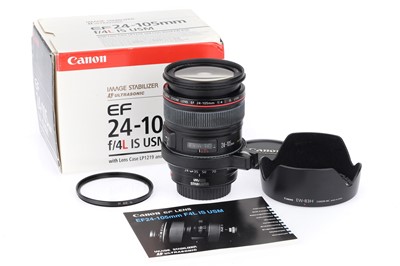 Lot 117 - A Canon EF 24-105mm f/4 L IS USM Camera Lens