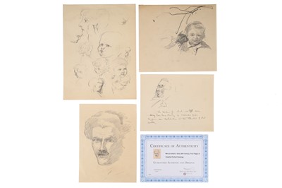 Lot 503 - A Group of Graphite Drawings by Marcus Adams FRPS