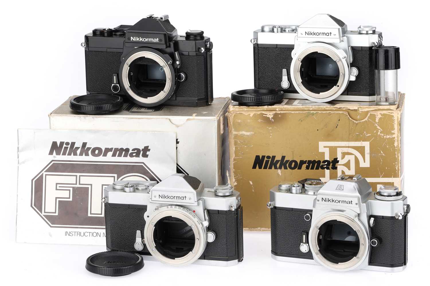 Lot 7 - A Group of Nikon Nikkormat FT Camera Bodies