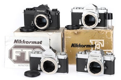 Lot 7 - A Group of Nikon Nikkormat FT Camera Bodies