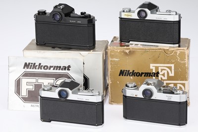 Lot 7 - A Group of Nikon Nikkormat FT Camera Bodies