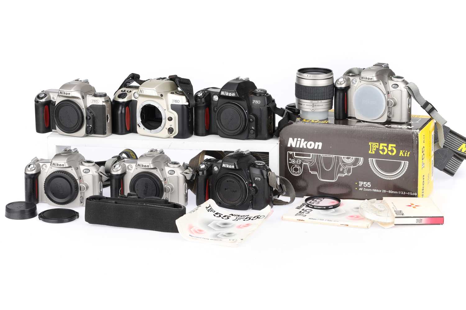 Lot 8 - A Group of Nikon 35mm Cameras