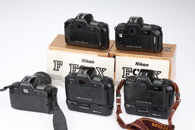 Lot 9 - A Group of Nikon F90 Series Cameras