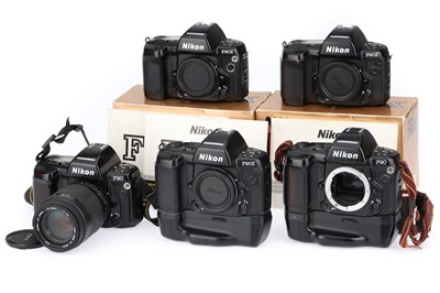 Lot 9 - A Group of Nikon F90 Series Cameras