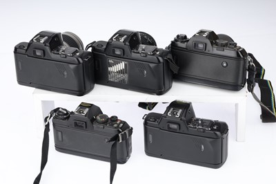 Lot 11 - A Group of Nikon 35mm SLR Cameras