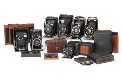Lot 216 - A Mixed Selection of Folding Cameras