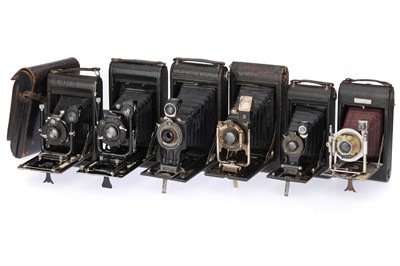 Lot 219 - A Selection of Large Folding Cameras