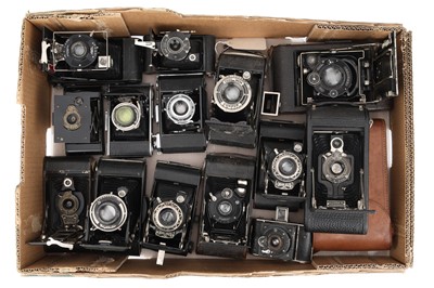 Lot 214 - A Selection of Folding Cameras