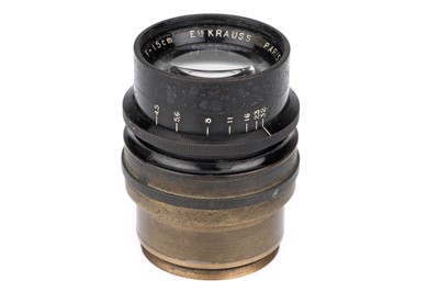 Lot 297 - A E Krauss Paris Quatryl 15cm f/4.5 Camera Lens