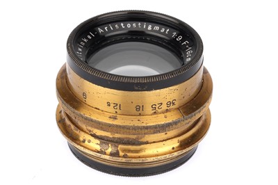Lot 181 - A Meyer-Goerlitz Weitwinkel-Aristostigmat 19cm f/9 Camera Lens