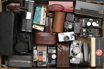 Lot 292 - ꩜ Two Large Trays of Motion Picture Cine Cameras
