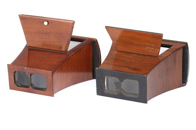 Lot 378 - Two Wooden Stereo Viewers