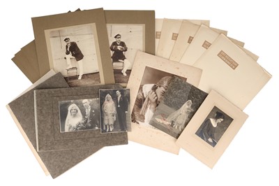 Lot 370 - A Set of Photographs of a Couple, 1920s, by Hay Wrightson & others