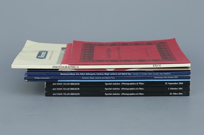 Lot 126 - A Small Selection of Camera Auction Catalogues