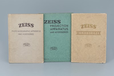 Lot 12 - Collection of Zeiss Microscope Catalogues