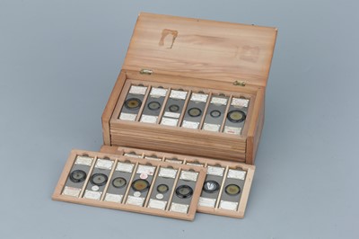 Lot 15 - Fine Collection of 72 Fred Enock Microscope Slides