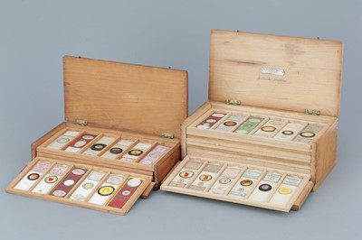 Lot 16 - Two Cases of Microscope Slides