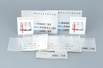 Lot 403 - A Selection of Hasselblad Instruction Books