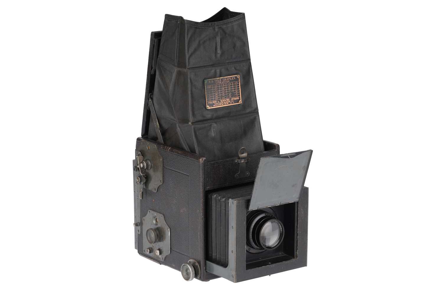 Lot 284 - A Graflex Revolving Back Tele Graflex SLR