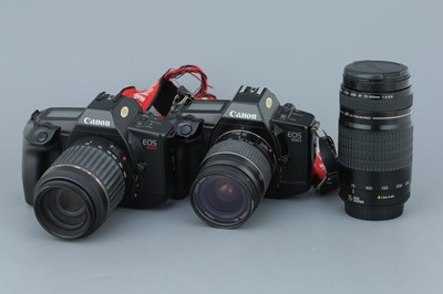 Lot 303 - Two Canon EOS SLR Cameras