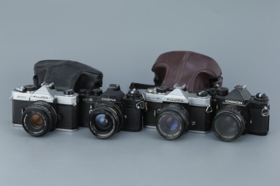 Lot 366 - Four 35mm SLR Cameras