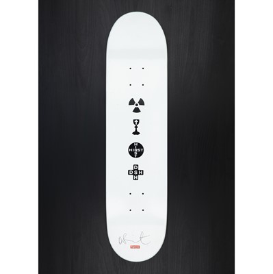Lot 83 - DAMIEN HIRST (B. 1965) Spot Skateboard Deck, unique version printed in the wrong colours