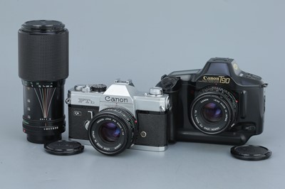 Lot 304 - A Canon T90 SLR Camera