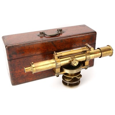 Lot 143 - A Surveyor's Level & Compass