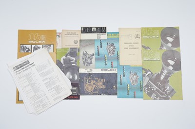 Lot 148 - A Selection of Bolex Cine Camera Literature