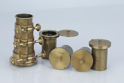 Lot 82 - Very Fine Tripple Extension Magic Lantern Lens Set