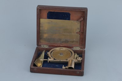 Lot 52 - A Lacquered Brass Water Current Meter