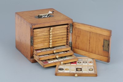 Lot 36 - Small Cabinet of Microscope Slides