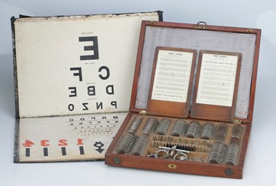 Lot 74 - Opticians Trial Set & Test Cards