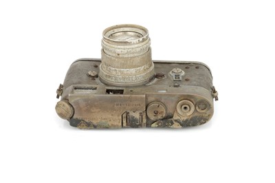 Lot 36 - A Fire Damaged Leica M4 Rangefinder Camera