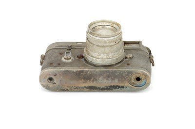 Lot 36 - A Fire Damaged Leica M4 Rangefinder Camera