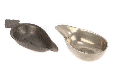 Lot 104 - A Foundling Hospital Pewter Pap Boat