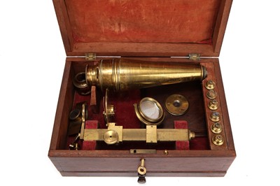 Lot 11 - A Large Pre-Achromatic Microscope
