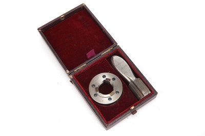 Lot 13 - A Royal Microscopical Society Standard Thread Tap & Die Set