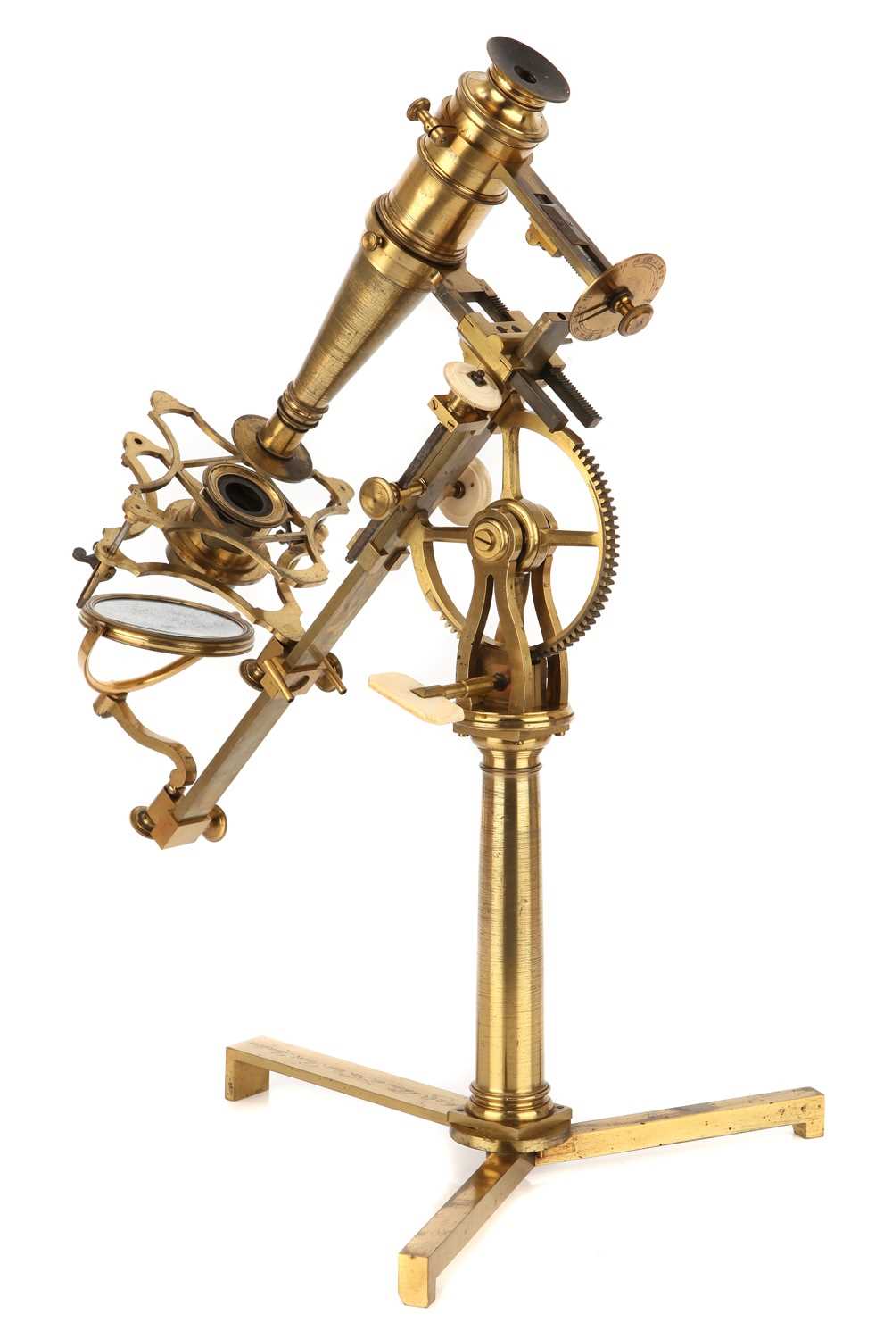 Lot 2 - An Exceptionally Fine Adams' "Variable" Microscope