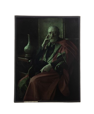 Lot 124 - OLIVE EDIS (1876-1955), Sir Charles Tomes, A Full-Plate Autochrome