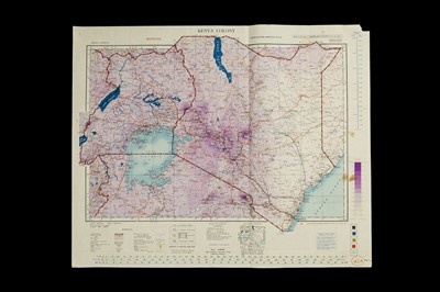 Lot 55 - A Collection of WWII and Later RAF maps of Africa