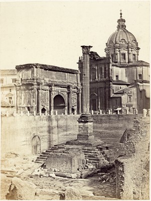 Lot 98 - Five 19th Century Photographs of Rome
