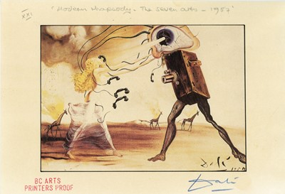 Lot 45 - Salvador Dali (1904-1989), Modern Rhapsody - The Seven Arts