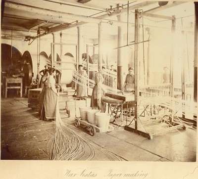 Lot 84 - Three Large Photographs of Victorian Women Factory Workers
