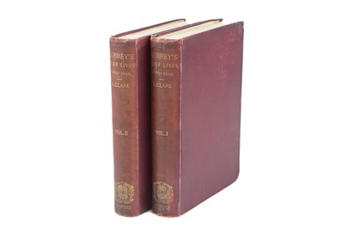 Lot 41 - Edward Thomas’ Personal Copy of Clark’s Aubrey’s Brief Lives