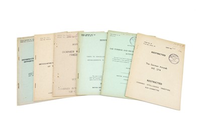 Lot 39 - A Collection of 6 WWII Restricted British Intelligence Reports
