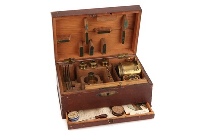 Lot 31 - A Magic Lantern Projection Microscope